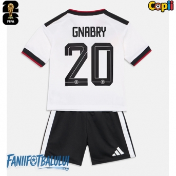 Germania Serge Gnabry #20 Echipament de Fotbal Replică Mondial 2026 Copii Acasa (+ Șorturi)